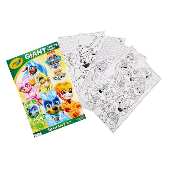 Crayola® Paw Patrol® Giant Coloring Pages with Folder Storage